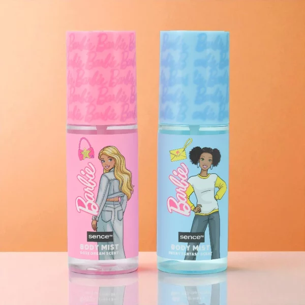 Assortiment de 12 : Brume Corporelle 100ml 2 Personnages BARBIE - SENCE