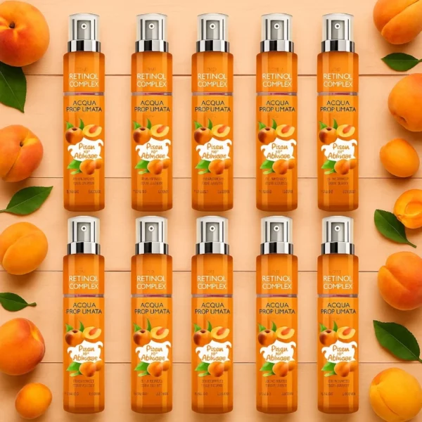 Lot de 12 : Brumes Parfumées PÊCHE & ABRICOT 75 ml – Retinol Complex