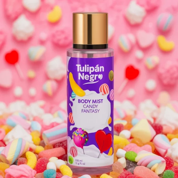 Lot de 6 : Brumes Parfumées CANDY FANTASY 250ml – TULIPAN NEGRO