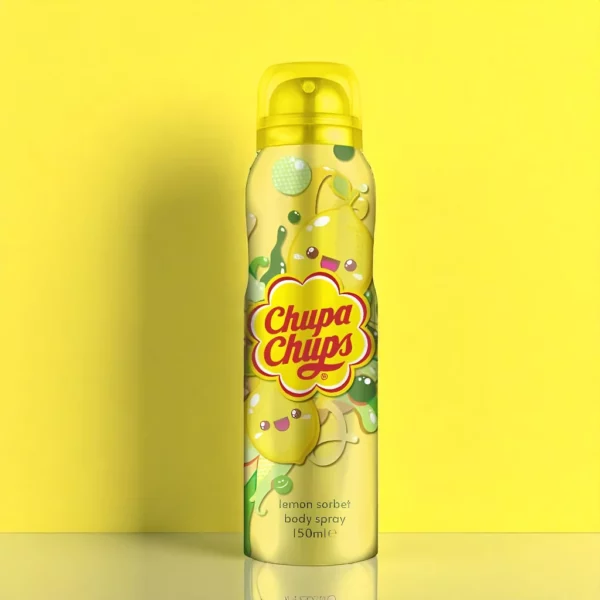 Lot de 6 : Body Sprays Chupa Chups Sorbet Citron – 150 ml