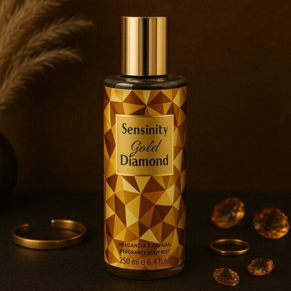Lot de 3 : Brumes Corporelles Sensinity 250 ml – Gold Diamond