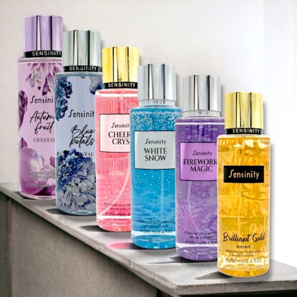 Lot de 10 : Brume Corporelle Parfumée Sensinity