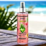 Lot de 4 : Brume parfumée et pailletée corps et cheveux "Ananas" - Prady