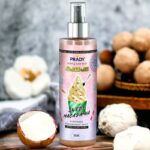 Lot de 4 : Brume parfumée et pailletée corps et cheveux "Sweet Macadamia" - Prady