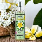 Lot de 4 : Brume parfumée et pailletée corps et cheveux "Fleur de thiaré" - Prady