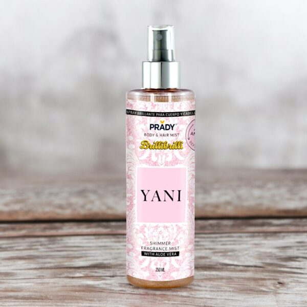 Lot de 4 : Brume parfumée corps et cheveux "Yani" - Prady