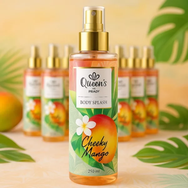 Carton de 12 : Brume corporelle rafraichissante "CHEKKY MANGO" - Prady
