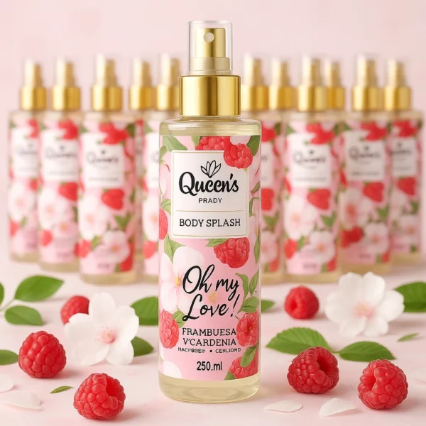 Carton de 12 : Brume corporelle rafraichissante "Oh My Love!" - Prady