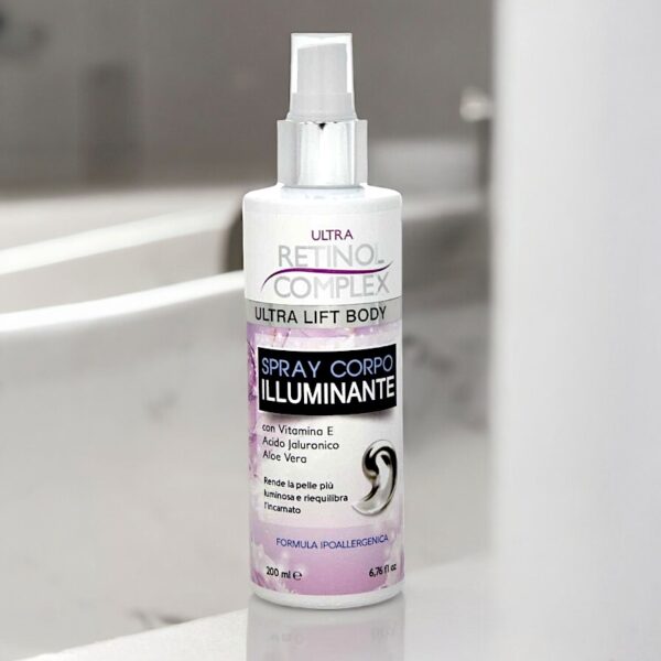 Lot de 3 : Spray Crème Corporel Illuminant - Enrichie en Luminescine
