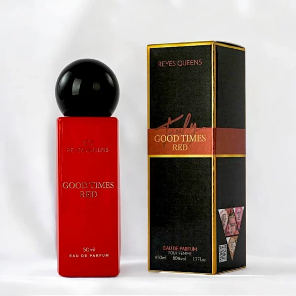 Carton de 12 : Eau de Parfum Générique Femme Good Times Red - Reyes Queens