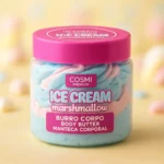 Lot de 6 : Beurre corporel Ice Cream Marshmallow – Cosmi Premium – 100 ml