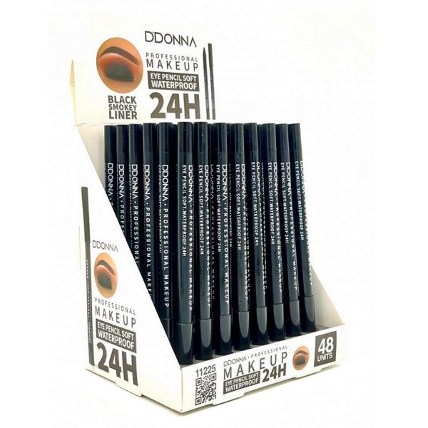 Présentoir de 48 : Crayon yeux noir Waterproof 24H.