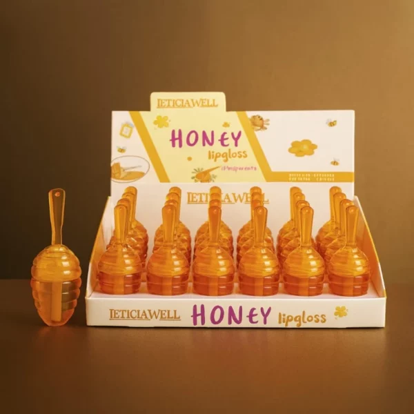 Présentoir de 24 : Gloss Transparent Honey