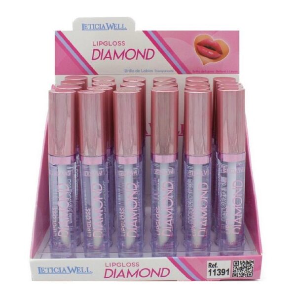 Présentoir de 24 : Gloss à lèvres DIAMOND