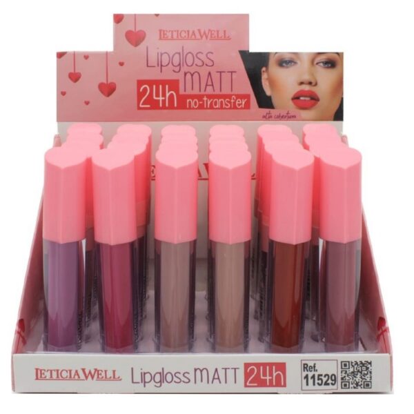 Présentoir de 24 : Gloss Mat NO-TRANSFER 24H.