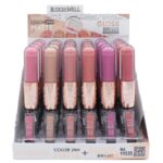 Présentoir de 24 : Gloss coloré DUO MATTE 24H.