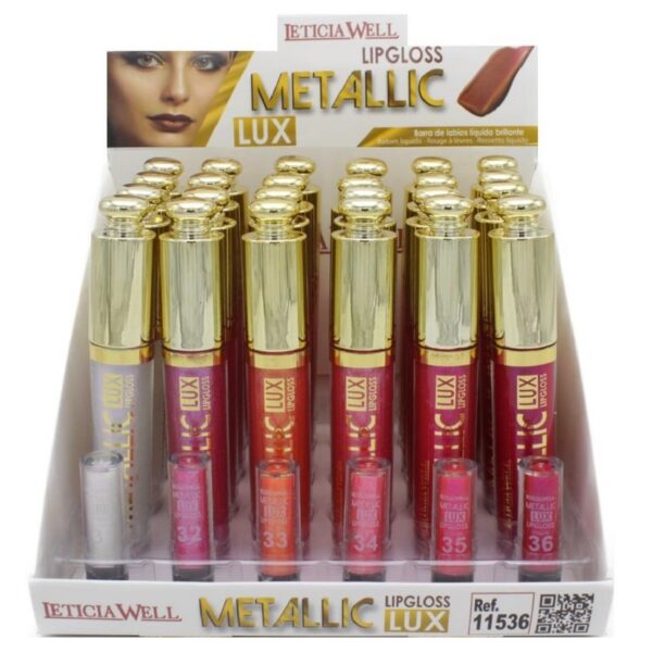 Présentoir de 24 : Gloss METALLIC LUX