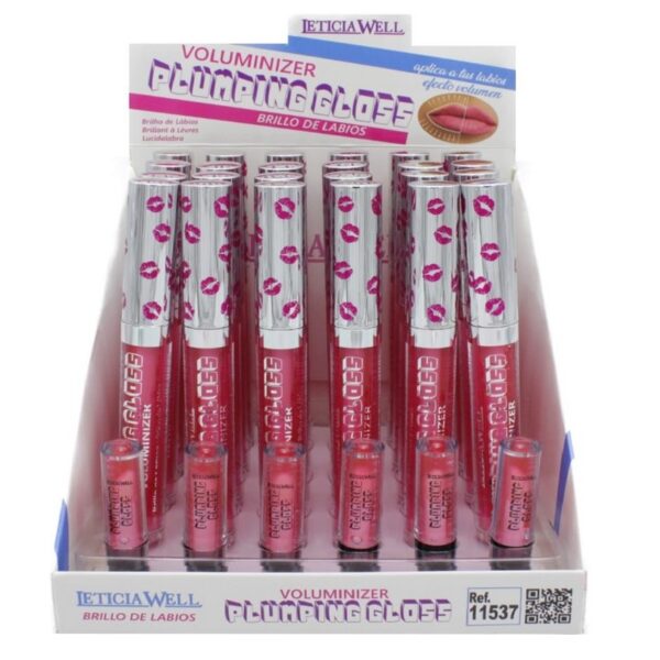 Présentoir de 24 : Gloss coloré PLUMPING