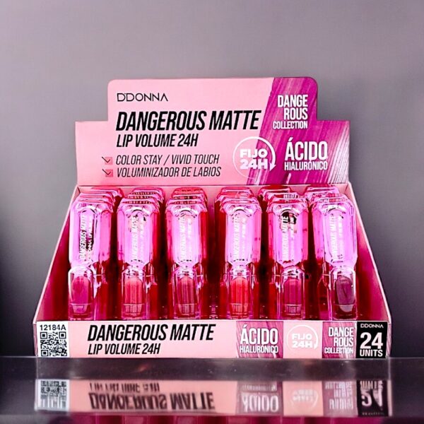 Pack de 24 Rouge à lèvres DANGEROUS MATTE 24H - D'Donna