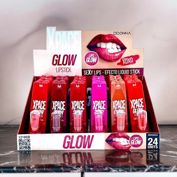Pack de 24 Rouge à lèvres XPACE GLOW - D'Donna
