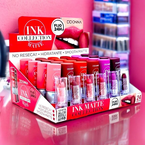 Pack de 24 Rouge à lèvres INK MATTE 24H - D'Donna