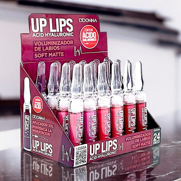 Pack de 24 Gloss à lèvres VOLUMINATEUR ACIDE HYALURONIQUE - D'Donna