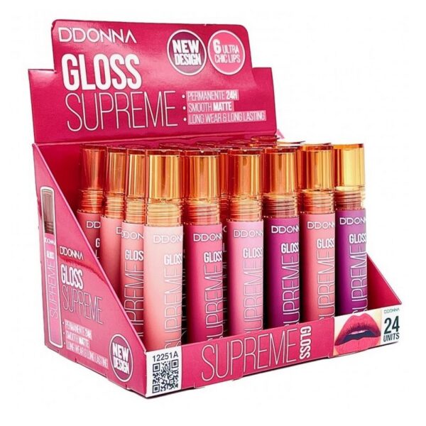 Présentoir de 24 : Gloss SUPREME MATTE 24H.