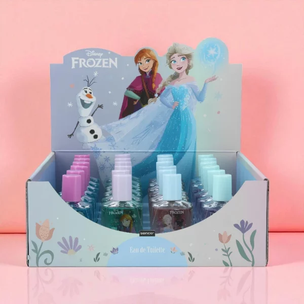 Présentoir de 24 : Eau de Toilette 30ml 4 Personnages FROZEN DISNEY - SENCE