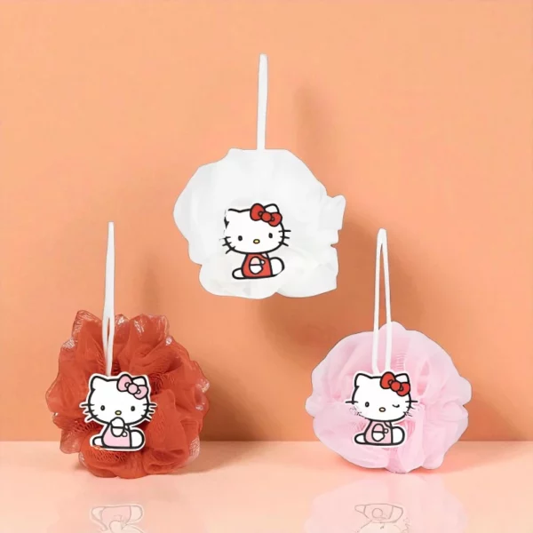 Carton de 12 : Eponge "Fleur de Bain" HELLO KITTY