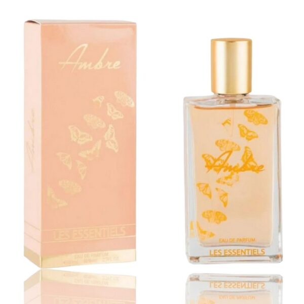 Lot de 3 : Eau de parfum premium Ambre – Les essentiels – 80 ml