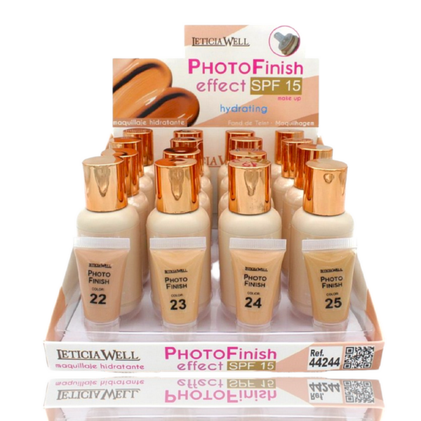 Présentoir de 16 : Fond de teint hydratant SPF 15