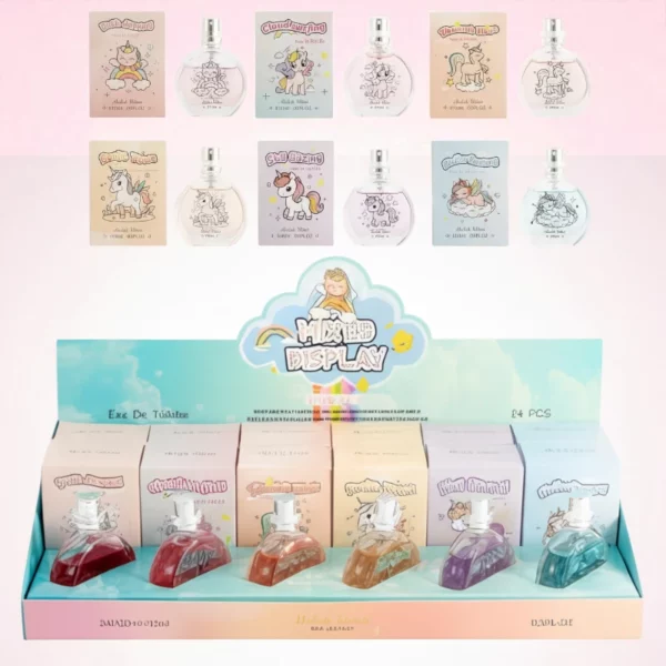 Présentoir de 24 : Parfums Fantaisie 15ml – Wynie