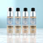 Présentoir de 12 : Base de maquillage collagène – Karité – Longue tenue