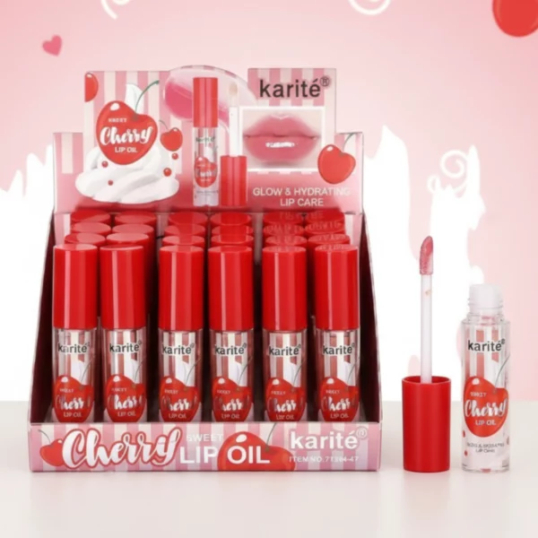 Présentoir de 24🍒Huile à Lèvres SWEET CHERRY