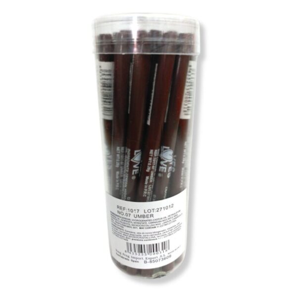 Boîte de 24 : Crayon pour les yeux automatique - Marron foncé