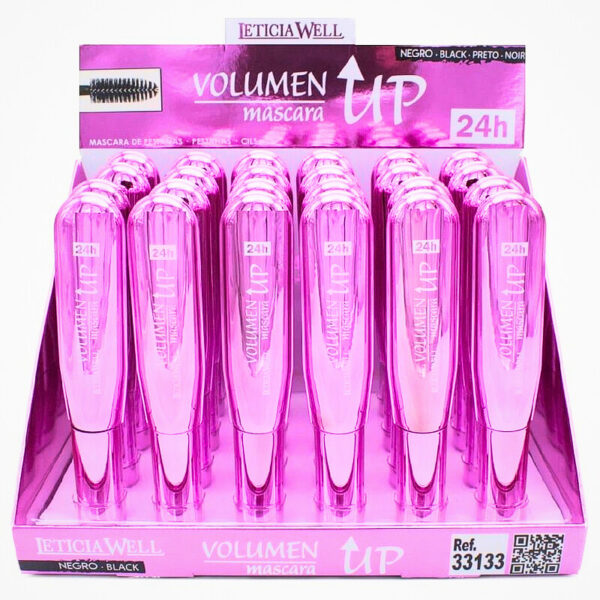 Présentoir de 24 : Mascara noir "VOLUME 24H. UP"