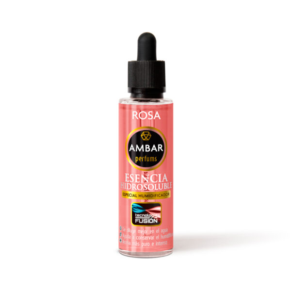 Carton de 12 : Essence parfumée pour humidificateur ROSE Ambar