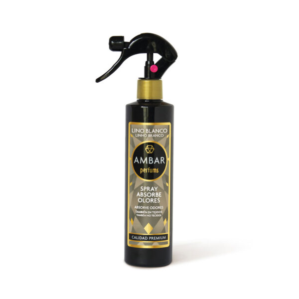 Présentoir de 12 : Spray désodorisant liquide - Lin Blanc