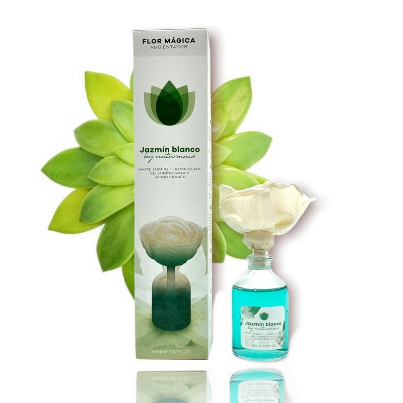 AS.jpg Carton de 12 : Diffuseur de parfum Fleur magique - Jasmin Blanc – Image 1