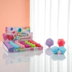 Lot de 24 : Baume à Lèvres 6 Couleurs Polygonale 10g - Easy Paris