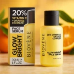 Lot de 6 : Sérum pour Visage GLOW BRIGHT 20% Vitamine C & Orange Complex 30ml – Biovène Barcelona