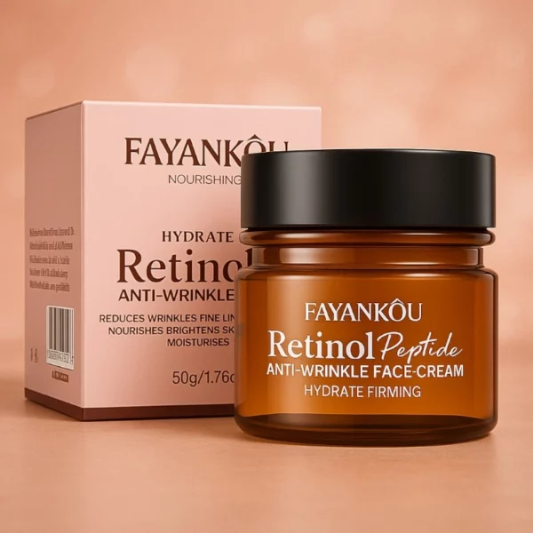 Lot de 5 : Crèmes Visage Anti-Rides aux Peptides 50gr