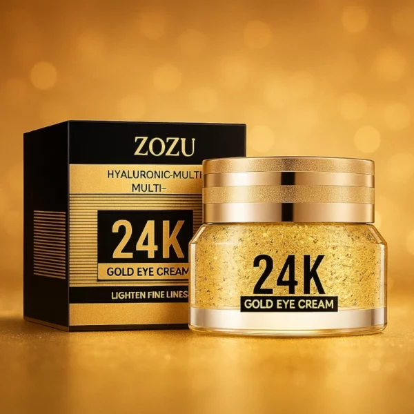 Lot de 5 : CRÈME YEUX MULTI-EFFETS HYALURONIQUE 24K – ZOZU