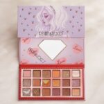 Lot de 4 : PALETTE D'OMBRES À PAUPIÈRES 18 COULEURS – CHERRY ROMANCE – KEVIN & COCO