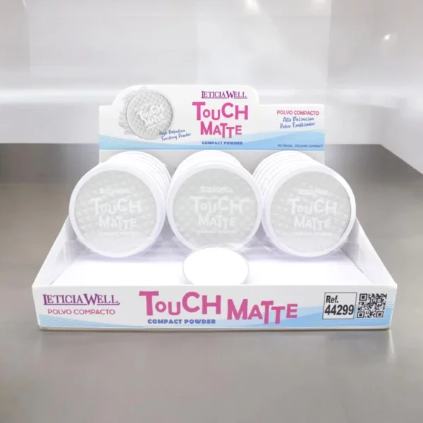 Présentoir de 18 : Poudres Compactes Haute Définition Touch Matte