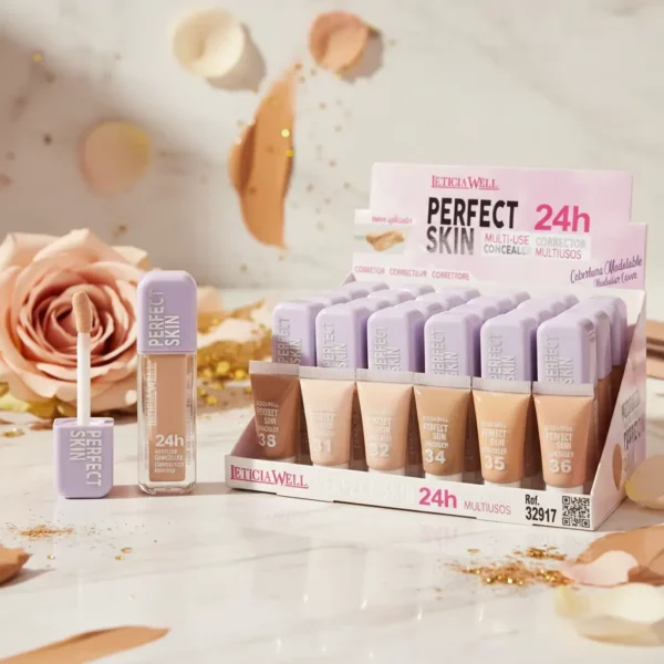 Lot de 24 : Correcteur Multi-Use Perfect Skin 24H - Leticia Well