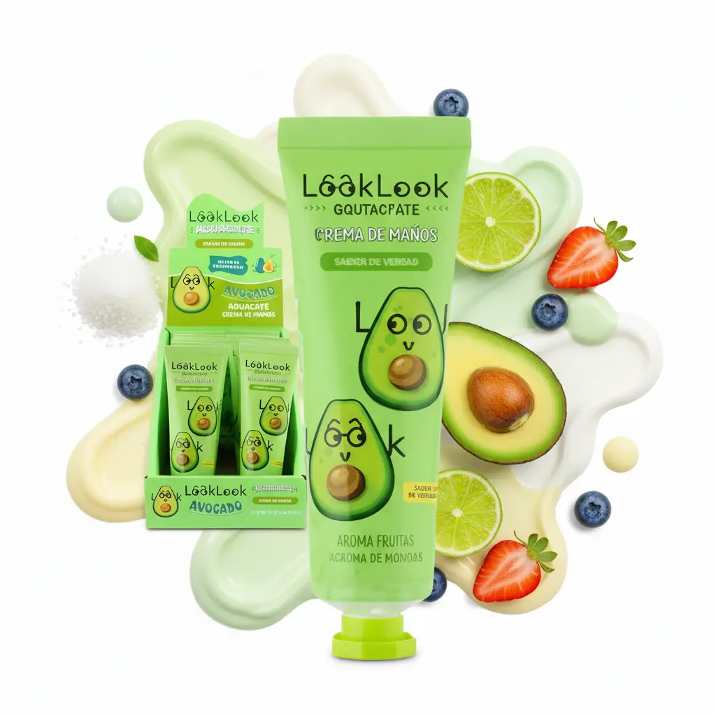 Cremes-Mains-Avocat-LookLook-1.webp Pack de 12 : Crèmes Mains Avocat - LookLook – Image 1