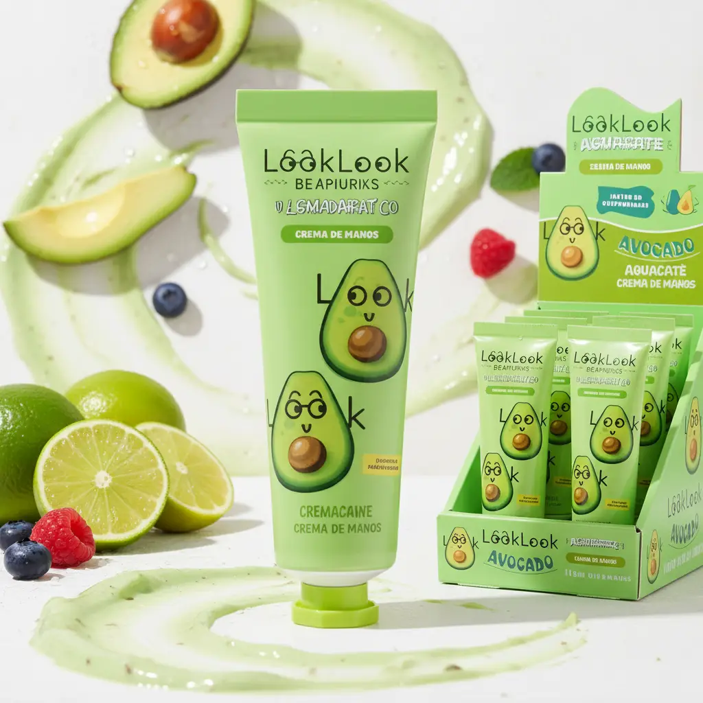 Cremes-Mains-Avocat-LookLook-2.webp Pack de 24 : Crèmes Mains Avocat - LookLook – Image 1