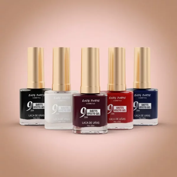 Présentoir de 24 : Vernis à Ongles Effet Gel Tenue 9 Jours – EASY PARIS COSMETICS