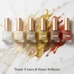Présentoir de 24 : Vernis à Ongles Easy Paris – Effet Gel "9 Jours"
